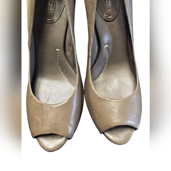 BCBGMAXAZRIA Peeptoe Heels Sz. 10 Clay/Brown - Picture 6 of 11